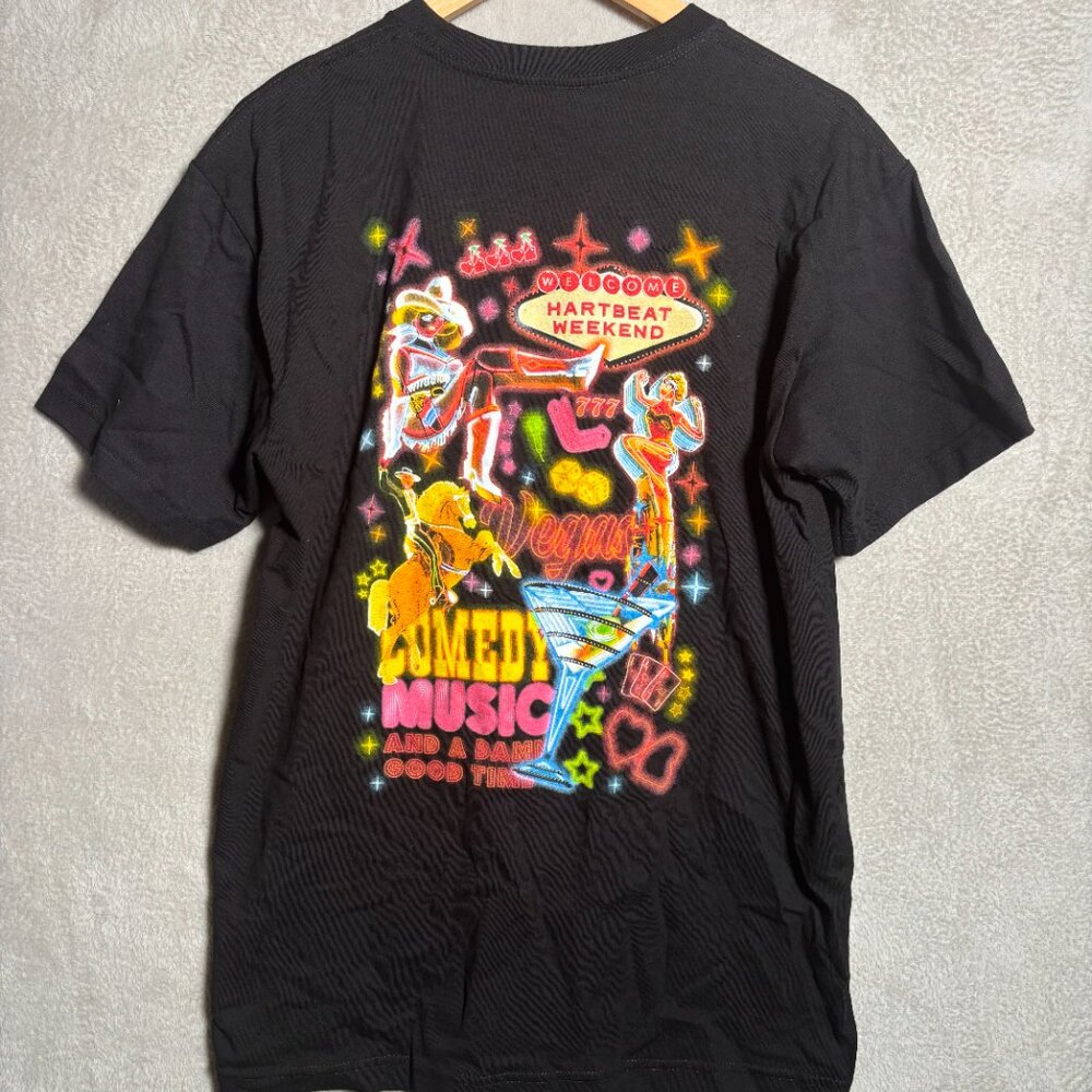 Hartbeat Weekend Event Exclusive Black Graphic T-Shirt Unisex‎ XL